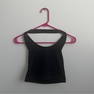 Rib-knit Halterneck Top